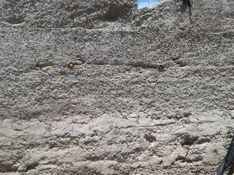 Image of erosion of the silage wall