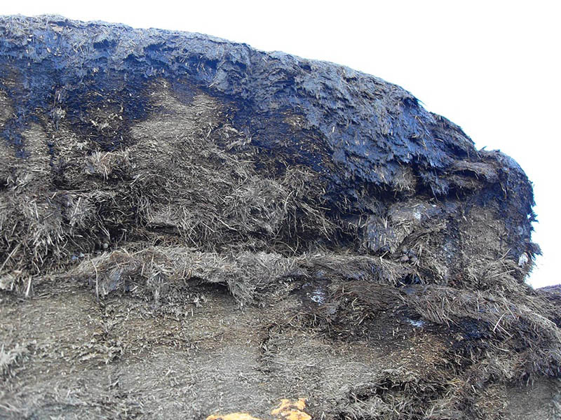 Image of a silage without barrier film